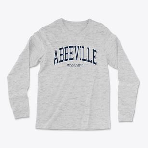 Abbeville Mississippi Traditional Light Soft Long Sleeve T-Shirt