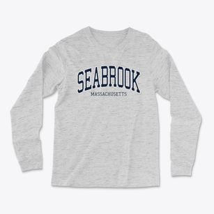 Seabrook Massachusetts Traditional Light Soft Long Sleeve T-Shirt