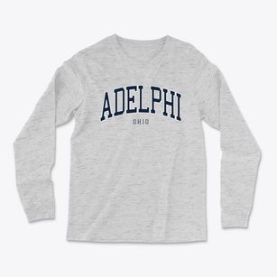 Adelphi Ohio Traditional Light Soft Long Sleeve T-Shirt