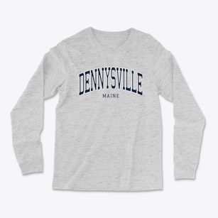 Dennysville Maine Traditional Light Soft Long Sleeve T-Shirt