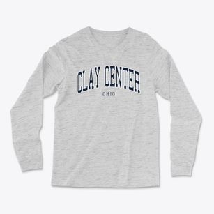 Clay Center Ohio Traditional Light Soft Long Sleeve T-Shirt