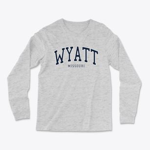 Wyatt Missouri Traditional Light Soft Long Sleeve T-Shirt