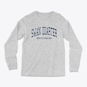Swan Quarter North Carolina Traditional Light Soft Long Sleeve T-Shirt
