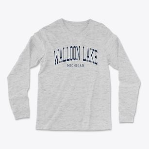 Walloon Lake Michigan Traditional Light Soft Long Sleeve T-Shirt