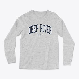 Deep River Iowa Traditional Light Soft Long Sleeve T-Shirt