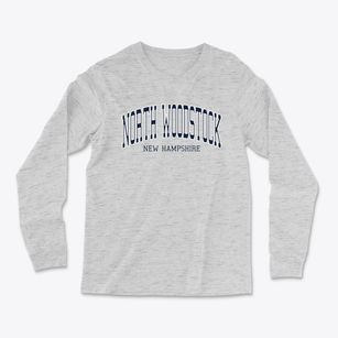North Woodstock New Hampshire Traditional Light Soft Long Sleeve T-Shirt