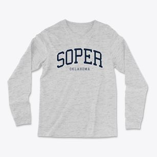 Soper Oklahoma Traditional Light Soft Long Sleeve T-Shirt