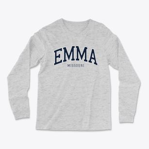 Emma Missouri Traditional Light Soft Long Sleeve T-Shirt