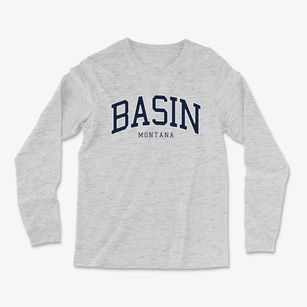 Basin Montana Traditional Light Soft Long Sleeve T-Shirt