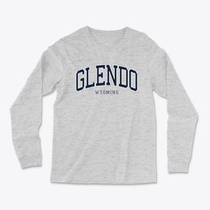 Glendo Wyoming Traditional Light Soft Long Sleeve T-Shirt