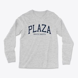 Plaza North Dakota Traditional Light Soft Long Sleeve T-Shirt