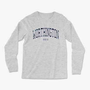 Worthington Ohio Traditional Light Soft Long Sleeve T-Shirt