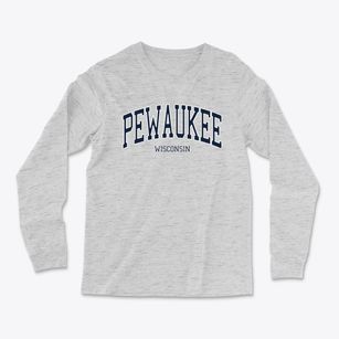 Pewaukee Wisconsin Traditional Light Soft Long Sleeve T-Shirt