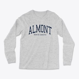 Almont North Dakota Traditional Light Soft Long Sleeve T-Shirt
