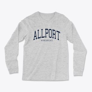 Allport Arkansas Traditional Light Soft Long Sleeve T-Shirt