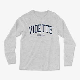 Vidette Georgia Traditional Light Soft Long Sleeve T-Shirt