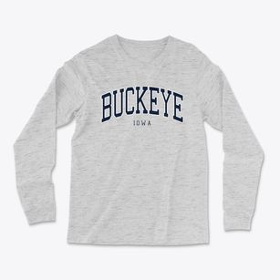Buckeye Iowa Traditional Light Soft Long Sleeve T-Shirt