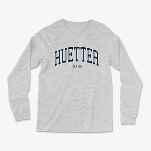 Huetter Idaho Traditional Light Soft Long Sleeve T-Shirt