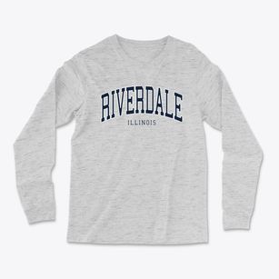 Riverdale Illinois Traditional Light Soft Long Sleeve T-Shirt