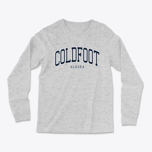 Coldfoot Alaska Traditional Light Soft Long Sleeve T-Shirt