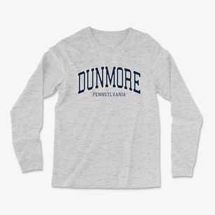 Dunmore Pennsylvania Traditional Light Soft Long Sleeve T-Shirt