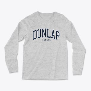 Dunlap Kansas Traditional Light Soft Long Sleeve T-Shirt