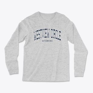 Westview Circle Wyoming Traditional Light Soft Long Sleeve T-Shirt