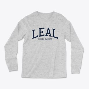 Leal North Dakota Traditional Light Soft Long Sleeve T-Shirt