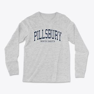 Pillsbury North Dakota Traditional Light Soft Long Sleeve T-Shirt