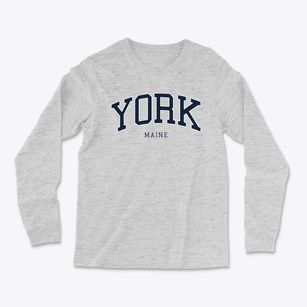 York Maine Traditional Light Soft Long Sleeve T-Shirt