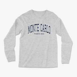 Monte Carlo Puerto Rico Traditional Light Soft Long Sleeve T-Shirt
