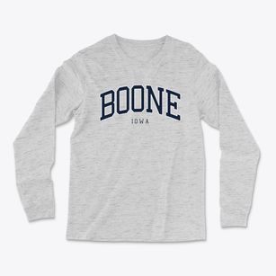 Boone Iowa Traditional Light Soft Long Sleeve T-Shirt