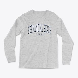 Fernandina Beach Florida Traditional Light Soft Long Sleeve T-Shirt