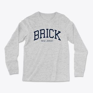 Brick New Jersey Traditional Light Soft Long Sleeve T-Shirt