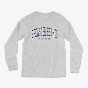 Brewster Heights New York Traditional Light Soft Long Sleeve T-Shirt