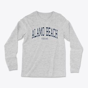 Alamo Beach Texas Traditional Light Soft Long Sleeve T-Shirt