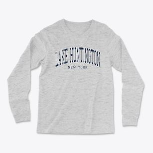 Lake Huntington New York Traditional Light Soft Long Sleeve T-Shirt