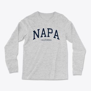 Napa California Traditional Light Soft Long Sleeve T-Shirt