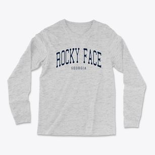 Rocky Face Georgia Traditional Light Soft Long Sleeve T-Shirt
