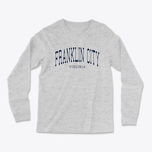 Franklin City Virginia Traditional Light Soft Long Sleeve T-Shirt