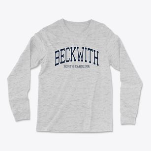 Beckwith North Carolina Traditional Light Soft Long Sleeve T-Shirt