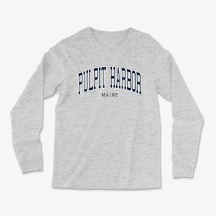 Pulpit Harbor Maine Traditional Light Soft Long Sleeve T-Shirt