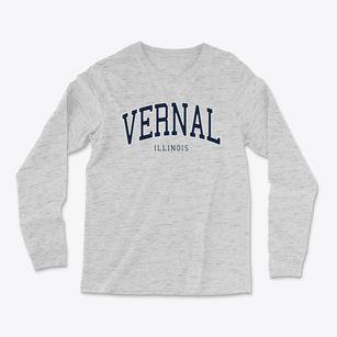 Vernal Illinois Traditional Light Soft Long Sleeve T-Shirt