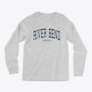 River Bend Georgia Traditional Light Soft Long Sleeve T-Shirt