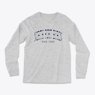 North Port Byron New York Traditional Light Soft Long Sleeve T-Shirt