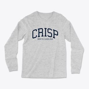 Crisp North Carolina Traditional Light Soft Long Sleeve T-Shirt