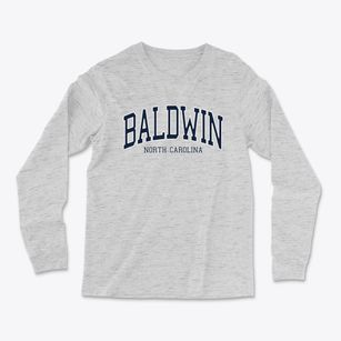 Baldwin North Carolina Traditional Light Soft Long Sleeve T-Shirt