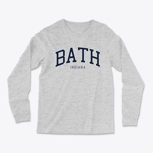 Bath Indiana Traditional Light Soft Long Sleeve T-Shirt