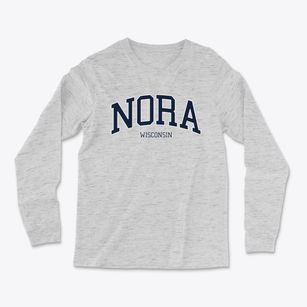 Nora Wisconsin Traditional Light Soft Long Sleeve T-Shirt
