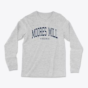Moores Mill Virginia Traditional Light Soft Long Sleeve T-Shirt